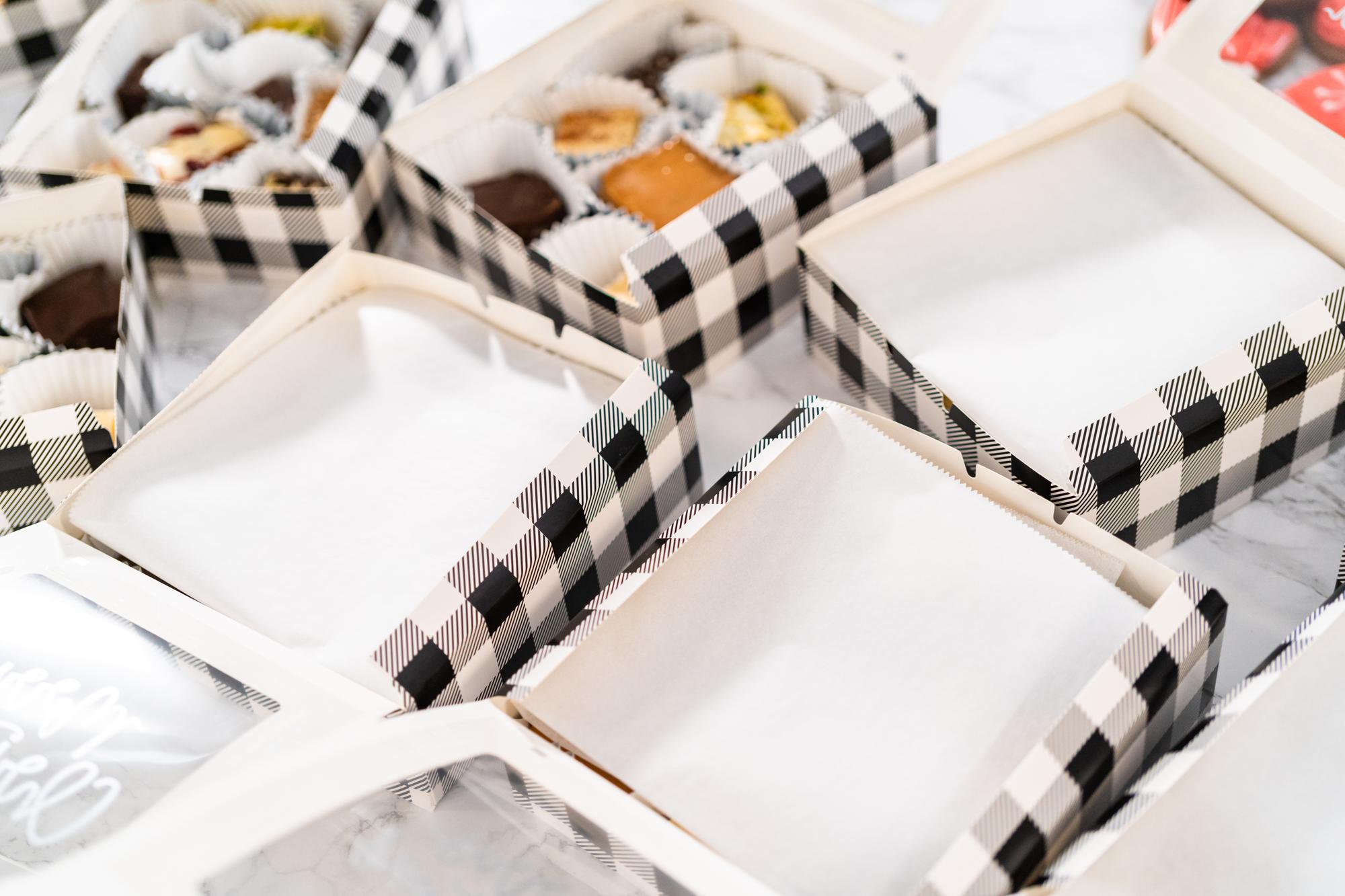 stacked meal kit boxes on a table